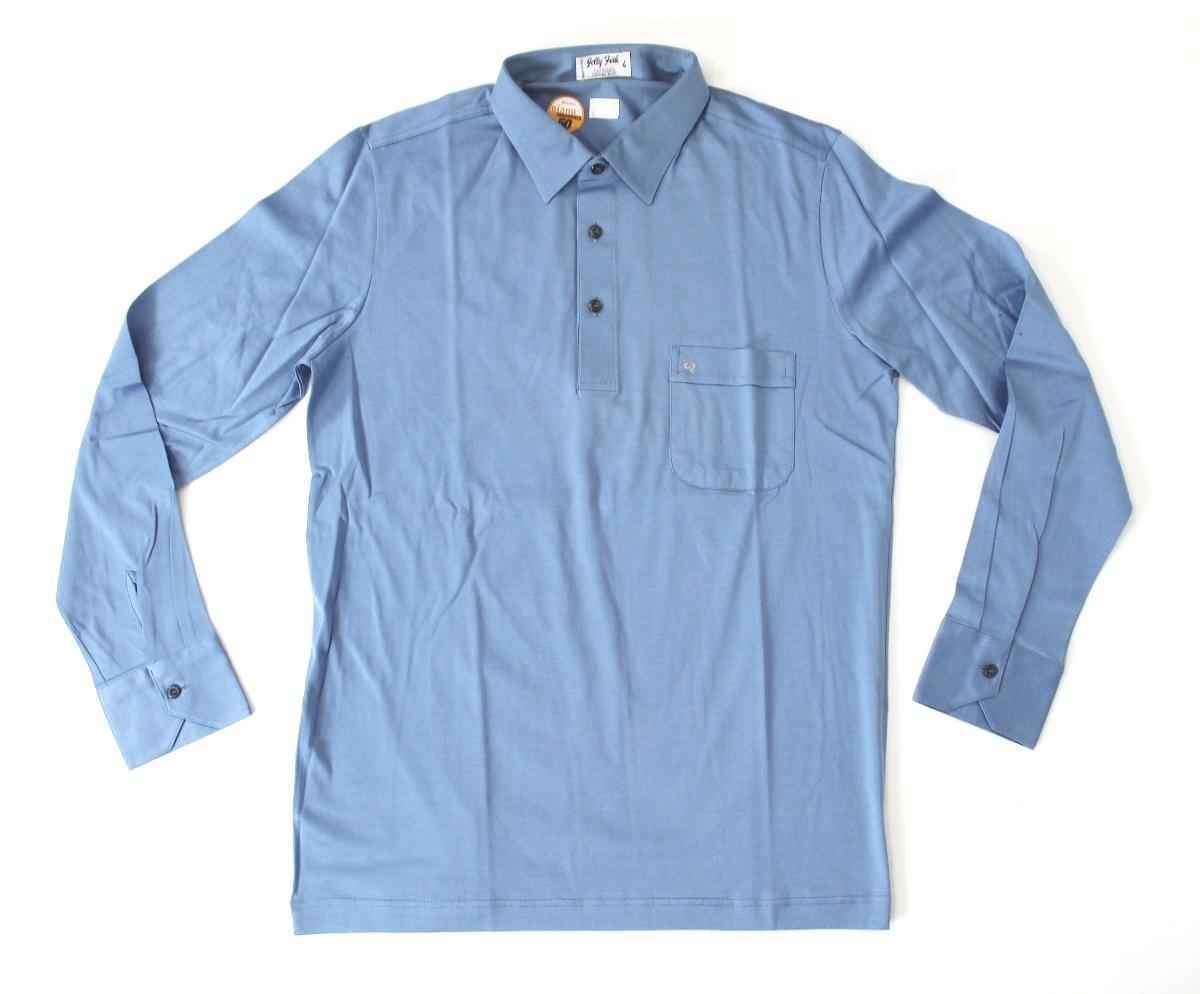 MAGLIA POLO T SHIRT UOMO FELLY FRISK YCIZZFDPT COTONE CELESTE ORIGINALE PE NEW