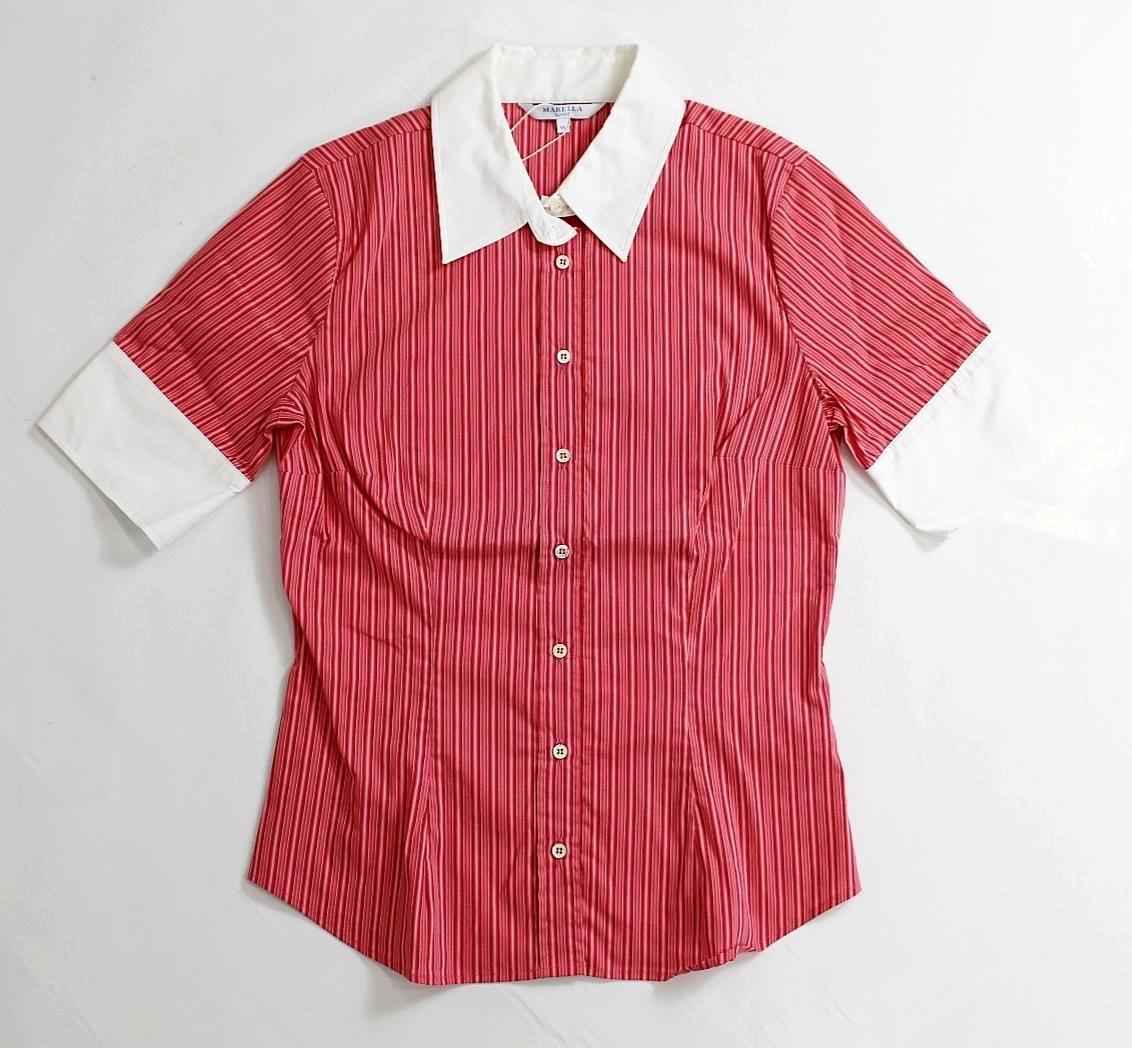 MAGLIA CAMICIA CAMICIE DONNA MARELLA THEODOR 31110984 COTONE 050 ORIGINALE PE
