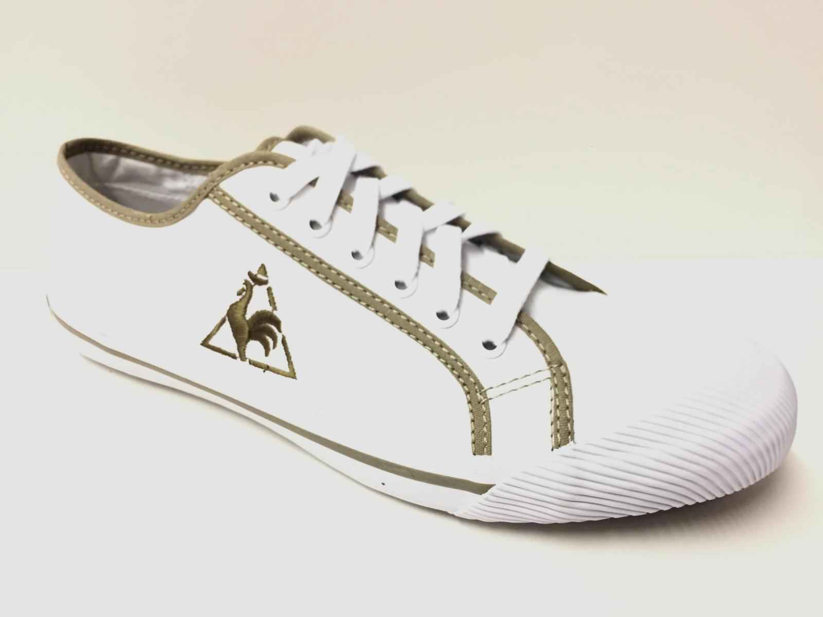 SCARPE SNEAKERS UOMO LE COQ SPORTIF DEAUVILLE 1210231 COTONE ORIGINALE PE