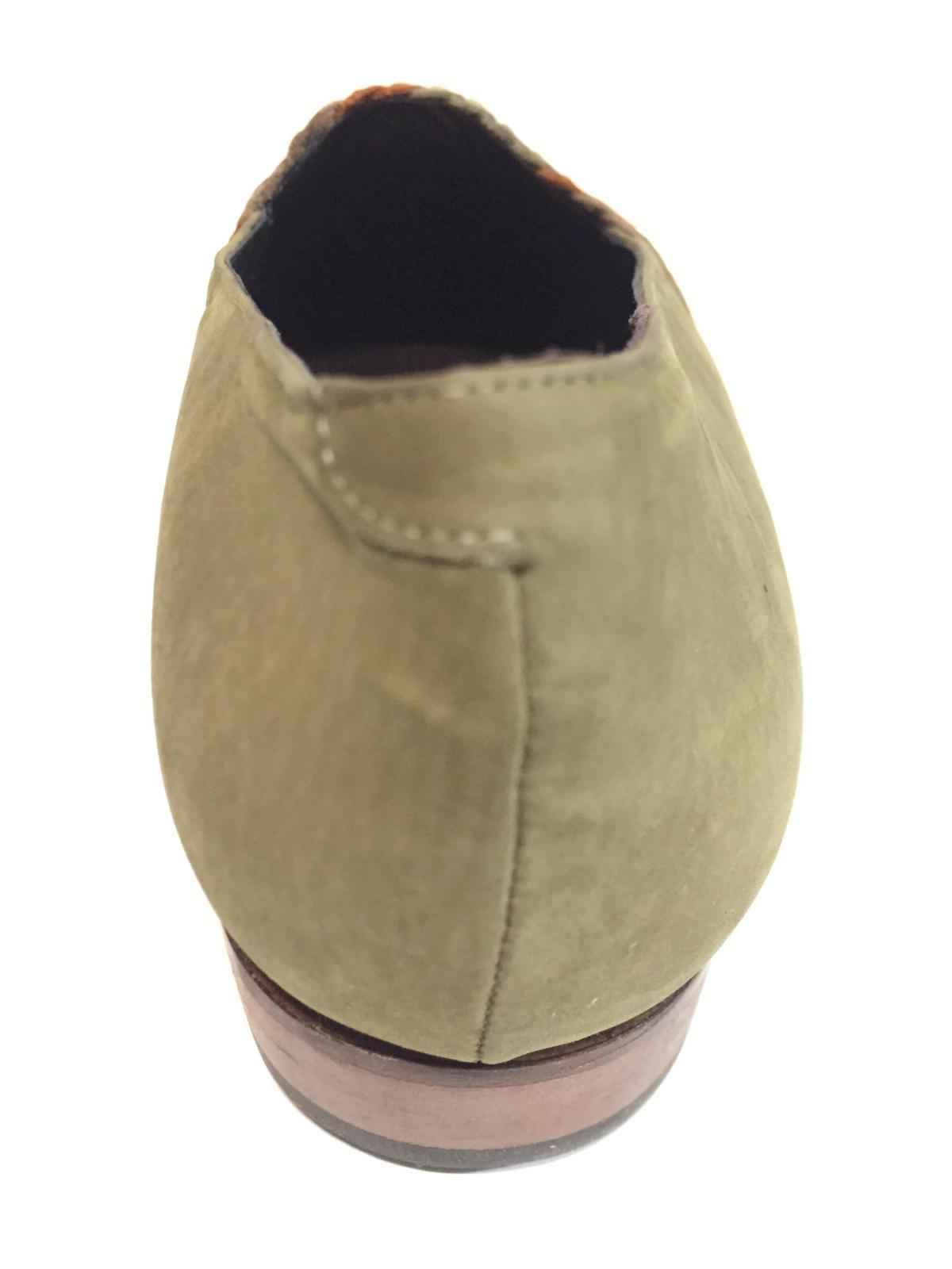 SCARPE MOCASSINO CASUAL DONNA ANNA PRIZZI 197 PELLE VERDE ORIGINALE AI NEW