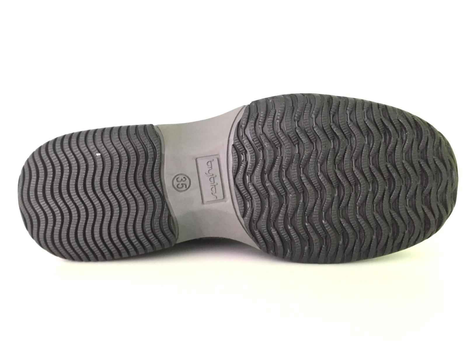 SCARPE SNEAKERS CASUAL BAMBINA BYBLOS JUNIOR 3070A PELLE FUMO ORIGINALE AI NEW