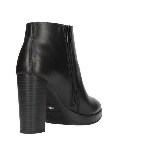 SCARPE TRONCHETTO DONNA NERO GIARDINI I013010D PELLE 100 ORIGINALE AI 2021