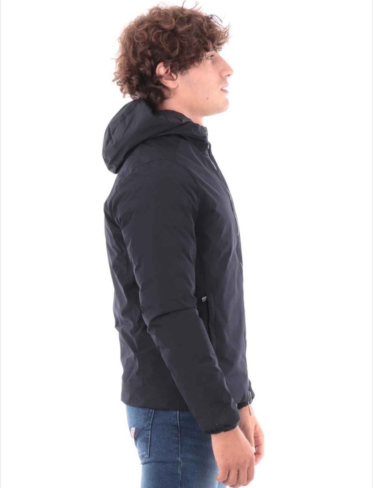 GIUBBINO UOMO CIESSE PIUMINI HENRY 193CFMJ10082 201PXP 203 NERO DOUBLE FACE AI