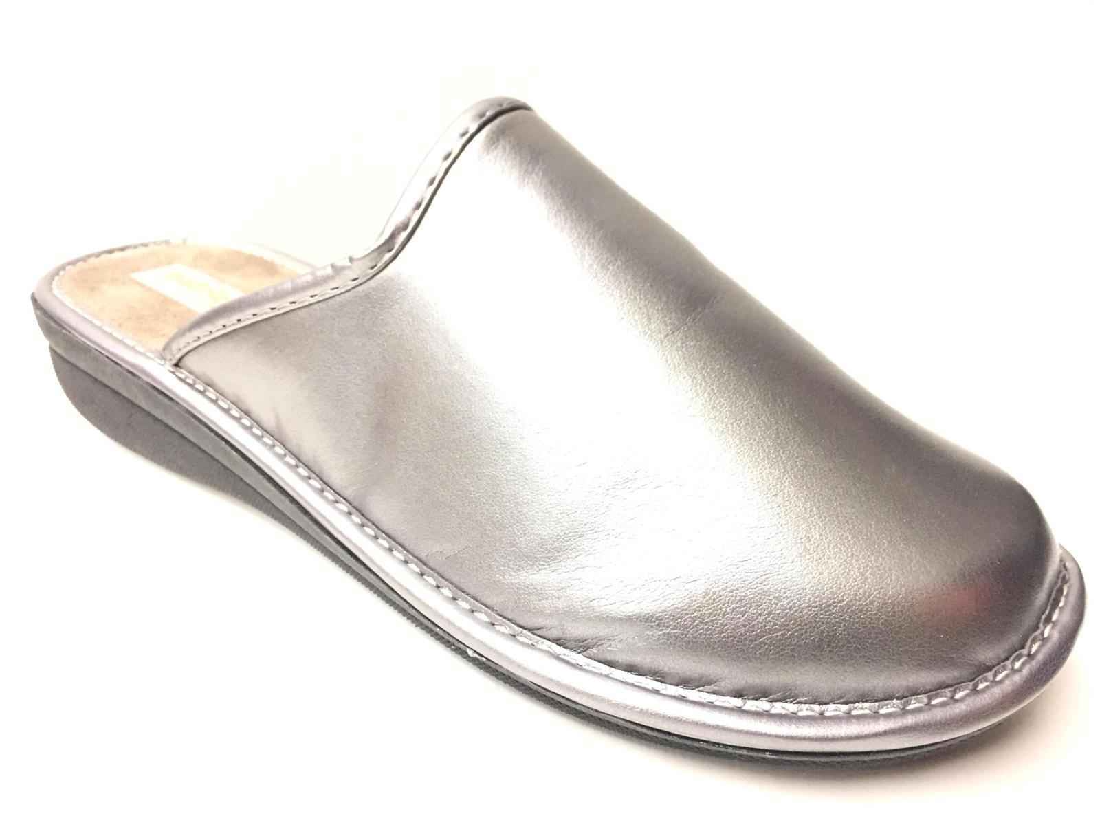 SCARPE CIABATTE PANTOFOLE DONNA PATRIZIA AZZI 4000 SR GRIGIO ORIGINALE AI 2021