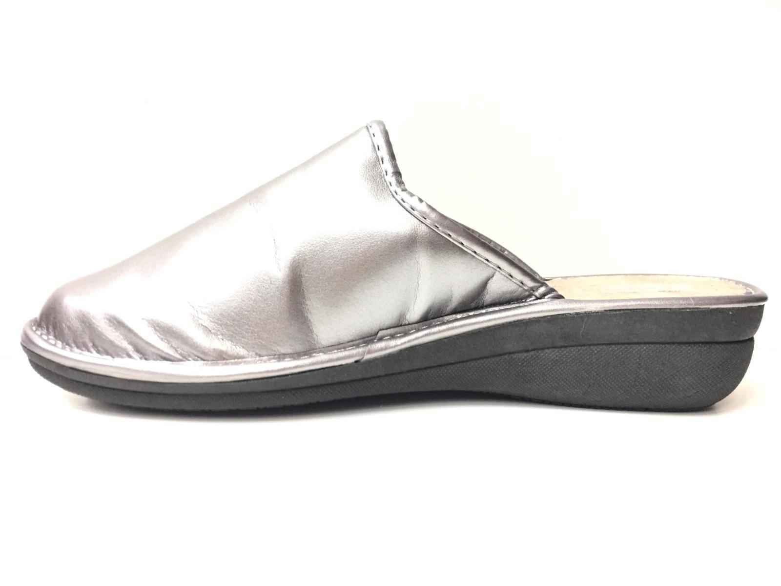 SCARPE CIABATTE PANTOFOLE DONNA PATRIZIA AZZI 4000 SR GRIGIO ORIGINALE AI 2021