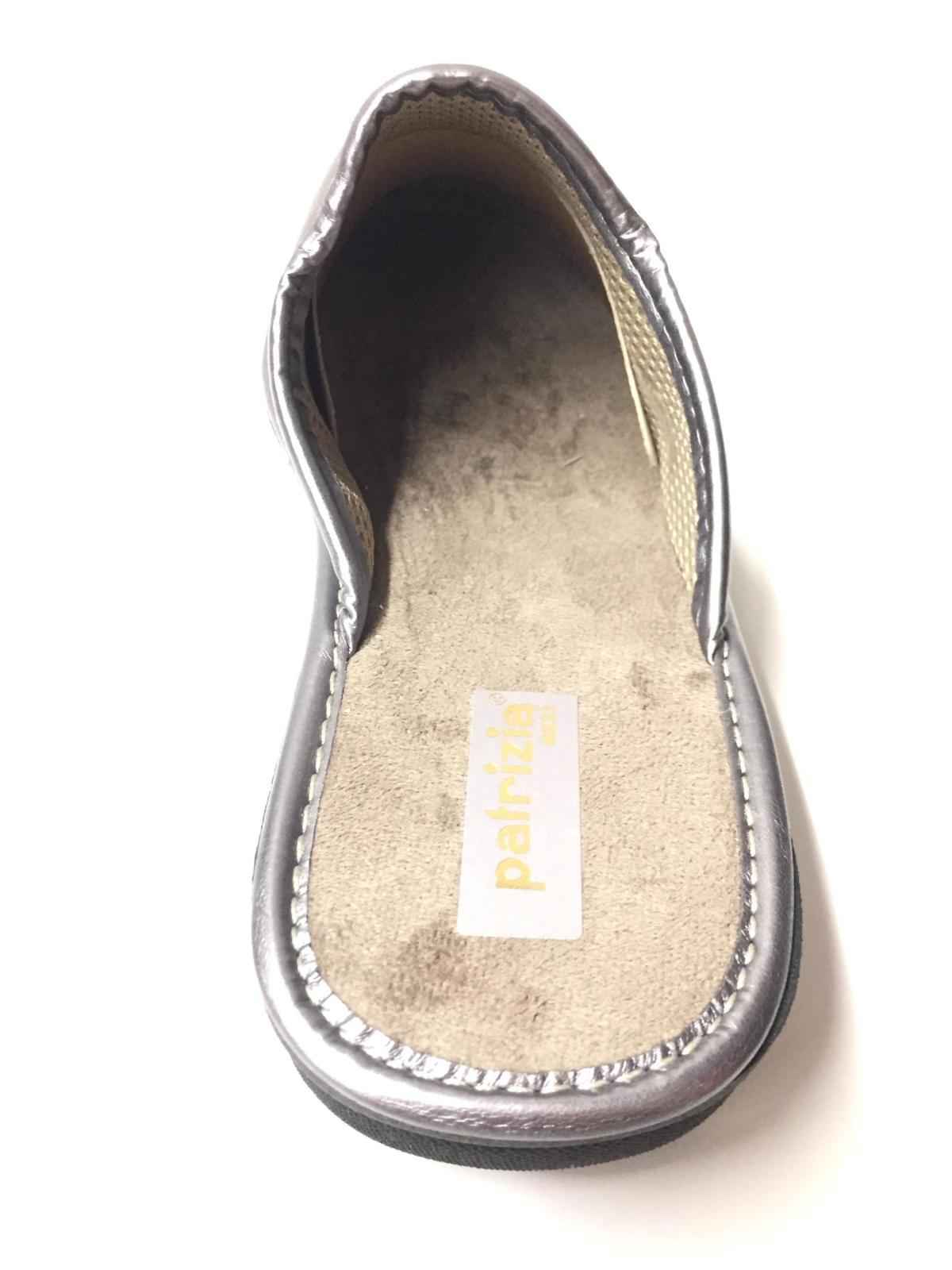 SCARPE CIABATTE PANTOFOLE DONNA PATRIZIA AZZI 4000 SR GRIGIO ORIGINALE AI 2021