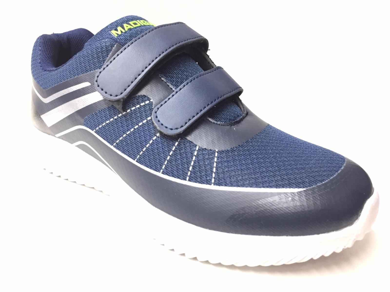 SCARPE SNEAKERS UOMO MADIGAN CALLYSTO L21 S02B ECO PELLE BLU ORIGINALE AI 2021