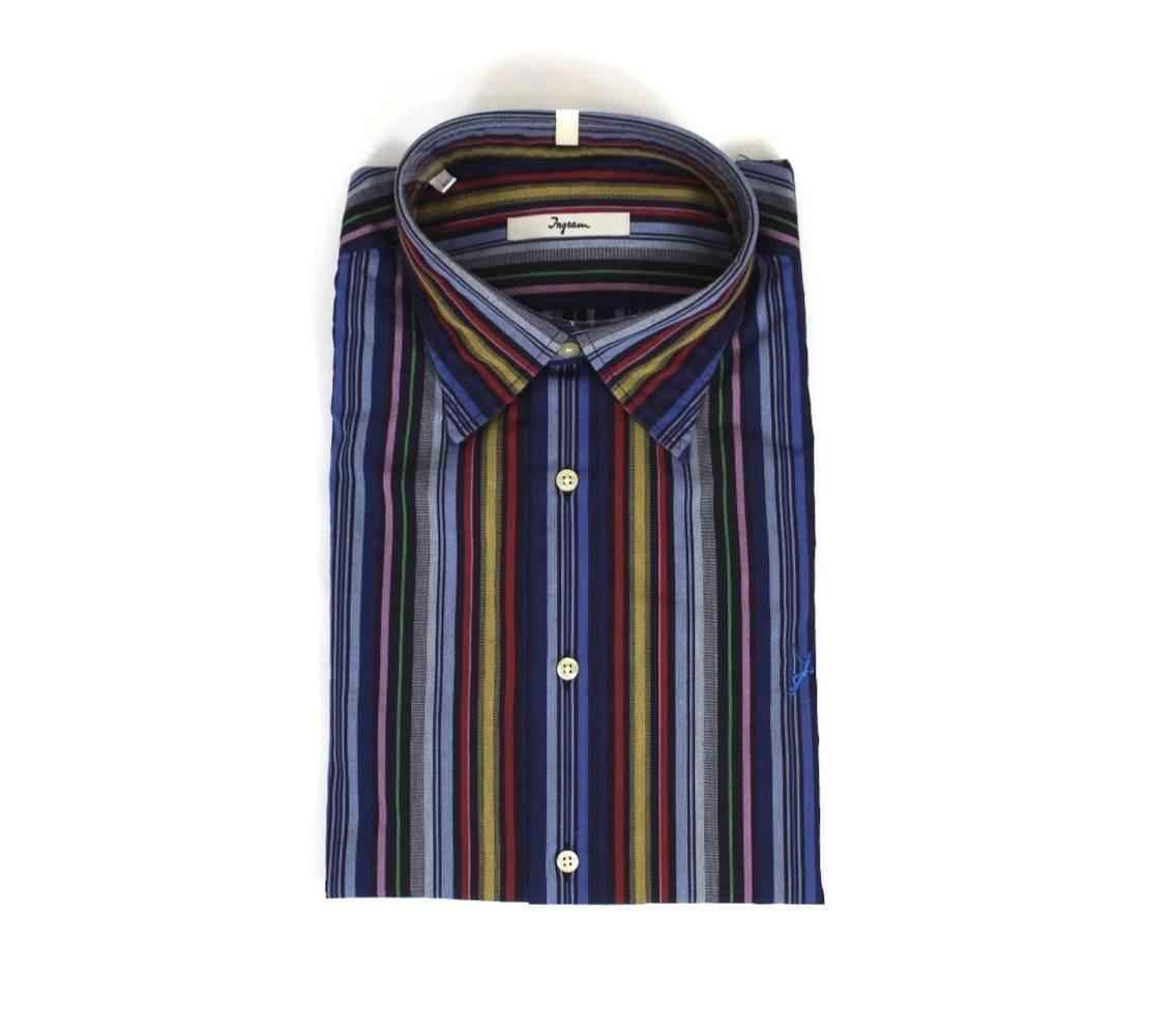 CAMICIA CAMICIE UOMO INGRAM SOFT EL257 COTONE 03 ORIGINALE 4 STAGIONI NEW