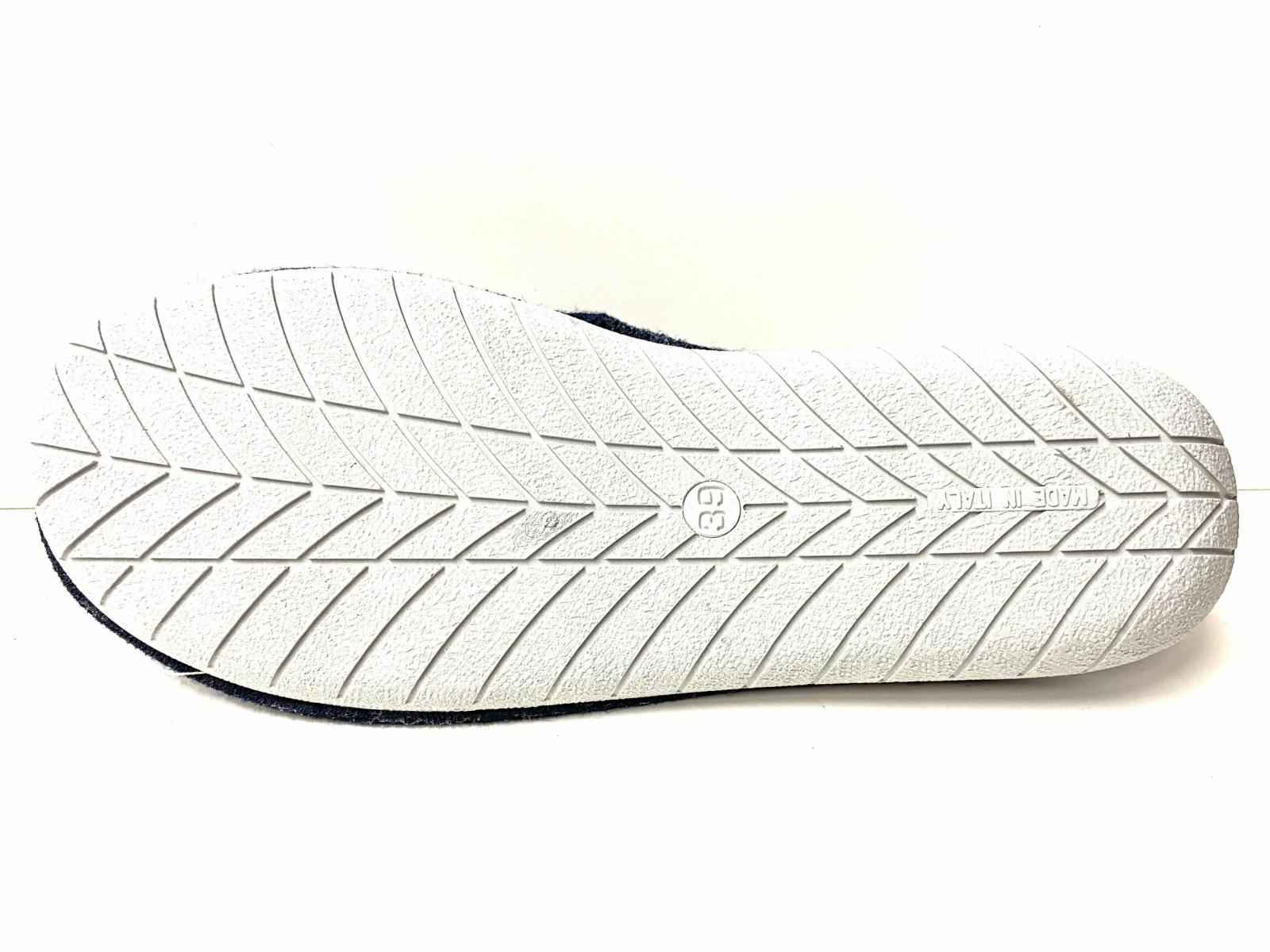 SCARPE PANTOFOLE CIABATTE DONNA SABBIAROVENTE 1467 BLU ORIGINALE AI 2021