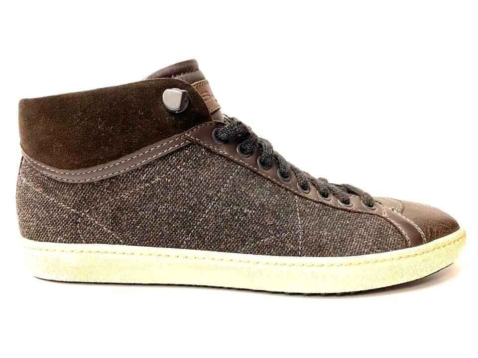 SCARPE SNEAKERS UOMO SANTONI NEW GLORIA MBNG13304BNSQLHOS50R PELLE ORIGINALE AI