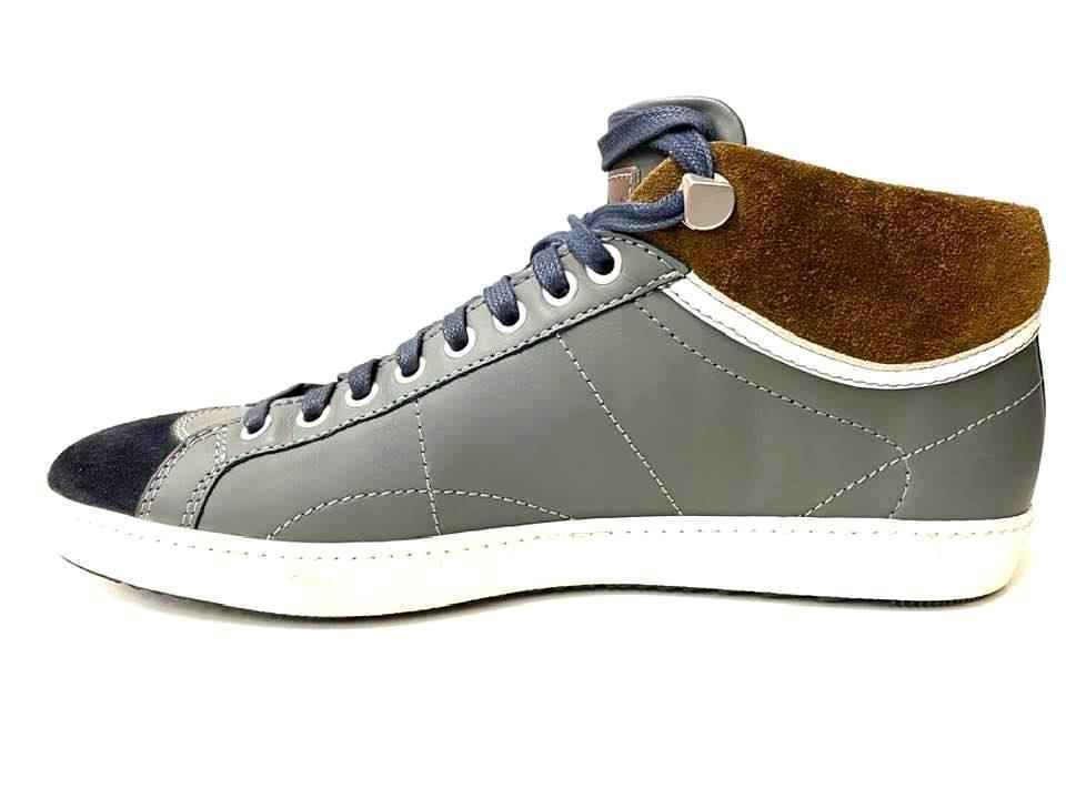 SCARPE SNEAKERS UOMO SANTONI NEW GLORIA MBNG13321BCNQRKRG50R PELLE ORIGINAL AI