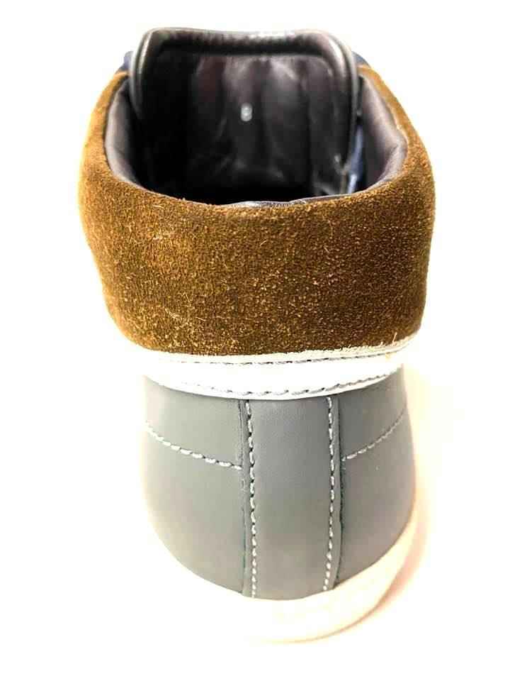 SCARPE SNEAKERS UOMO SANTONI NEW GLORIA MBNG13321BCNQRKRG50R PELLE ORIGINAL AI