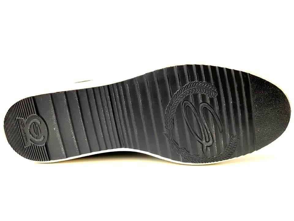 SCARPE SNEAKERS UOMO SANTONI NEW GLORIA MBNG13321BCNQRKRG50R PELLE ORIGINAL AI