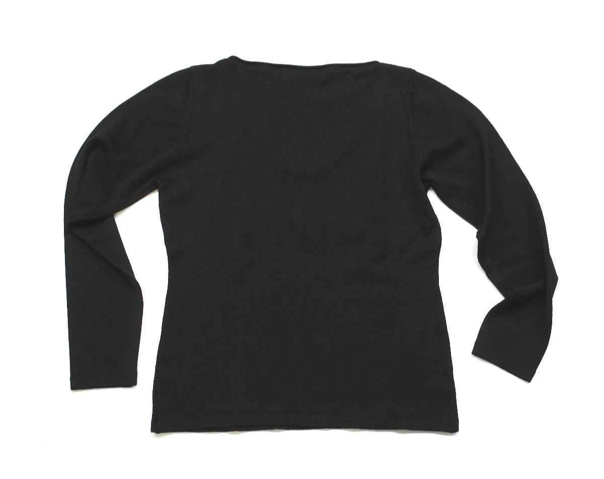 MAGLIA MAGLIE MAGLIONE DONNA MONTRUZ S342 LANA NERO ORIGINALE AI NEW