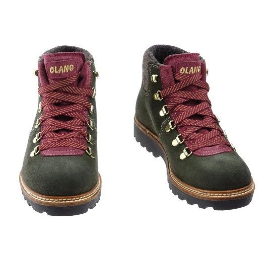 SCARPE SCARPONI STIVALETTO DONNA OLANG MERANO WINTHERM PELLE 834 ORIGINALE AI