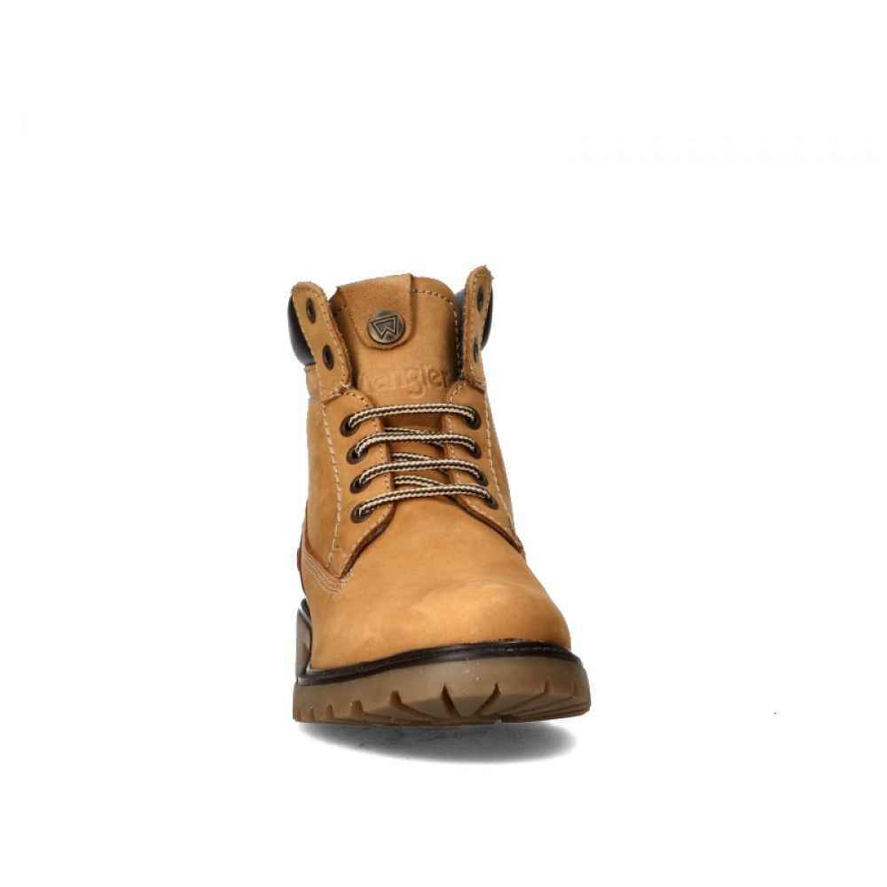 SCARPE SCARPONE ANFIBIO DONNA WRANGLER CREEK WL92500A 024 TAN YELLOW PELLE