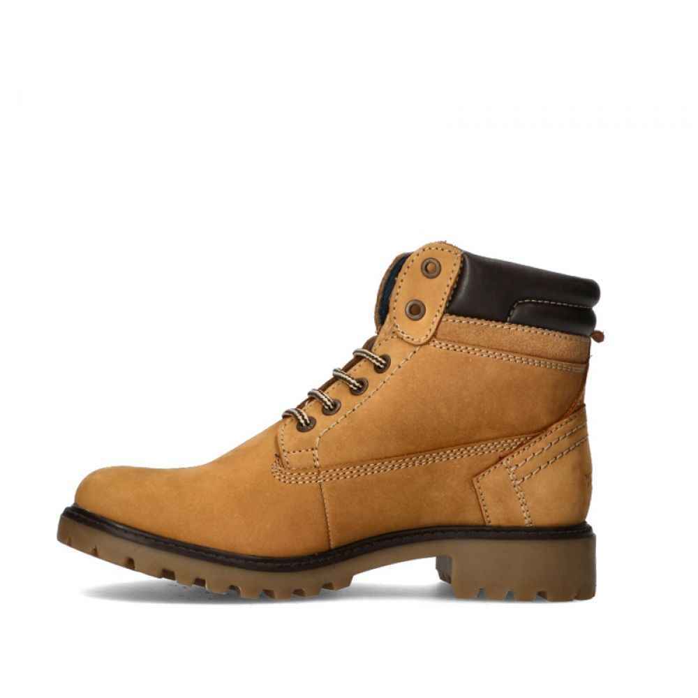 SCARPE SCARPONE ANFIBIO DONNA WRANGLER CREEK WL92500A 024 TAN YELLOW PELLE