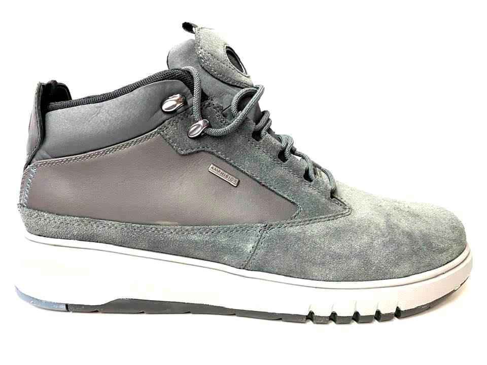 SCARPE SNEAKERS UOMO GEOX AERANTIS U04APA 02243 PELLE C9004 ORIGINALE AI