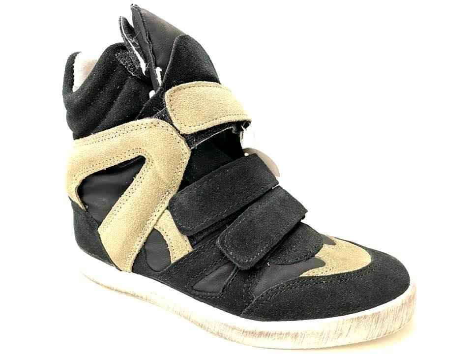 SCARPE SNEAKERS CASUAL DONNA GWEN SOPHIE PELLE NERO ZEPPA ORIGINALE AI NEW