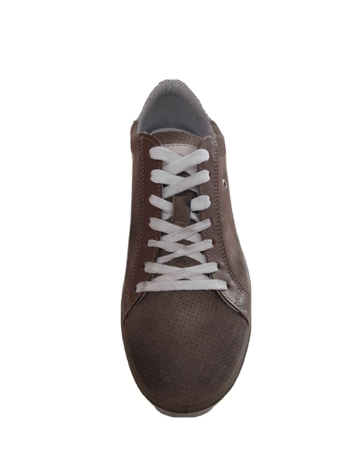 SCARPE CASUAL SNEAKERS UOMO IGIECO IGI E CO 37420 PELLE TORTORA ORIGINALE AI NEW