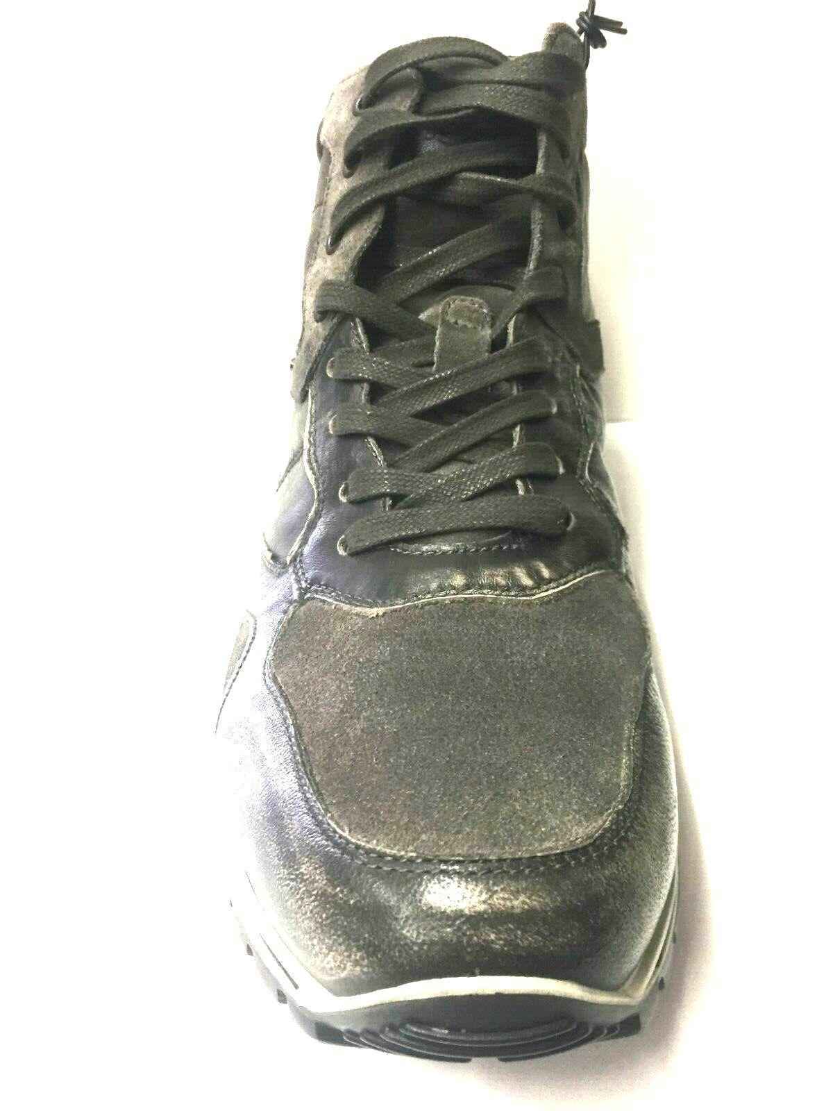 SCARPE SNEAKERS CASUAL UOMO IGIECO IGI E CO 47671 PELLE GRIGIO ORIGINALE AI