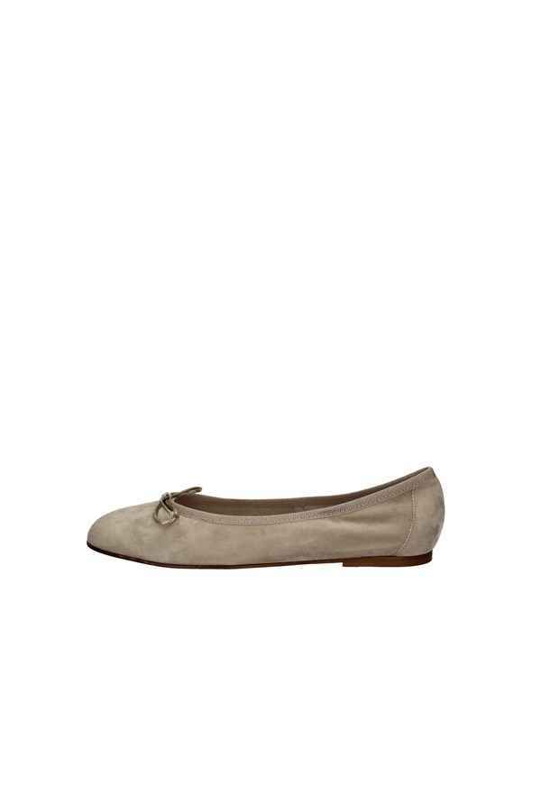 SCARPE BALLERINA BALLERINE DONNA CAMPANILE G700 PELLE BEIGE ORIGINALE PE