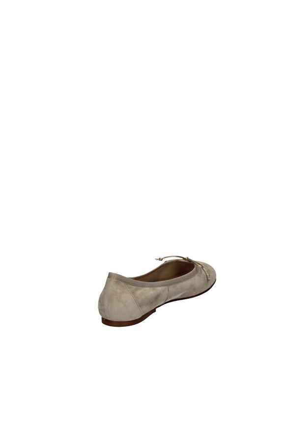 SCARPE BALLERINA BALLERINE DONNA CAMPANILE G700 PELLE BEIGE ORIGINALE PE