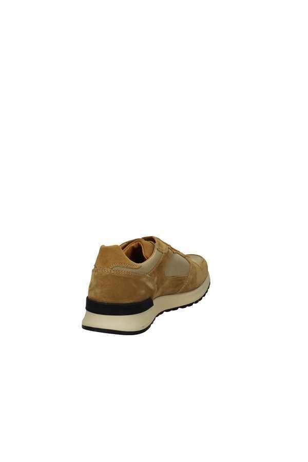 SCARPE SNEAKERS CASUAL UOMO BRIAN CRESS X222 PELLE CREMA ORIGINALE PE NEW