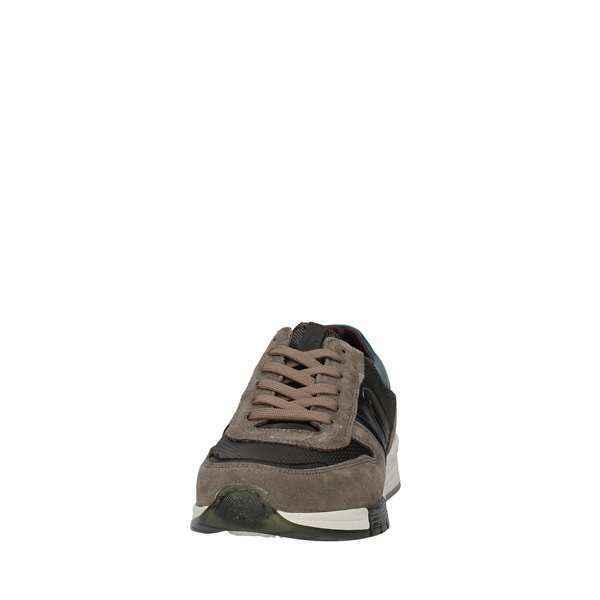 SCARPE SNEAKERS CASUAL UOMO IMPRONTE IM172022 PELLE TAUPE ORIGINALE AI NEW