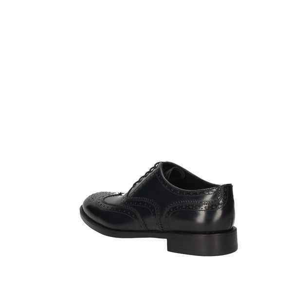 SCARPE DERBY INGLESE CASUAL UOMO CAMPANILE 1378 PELLE BLU ORIGINALE PE NEW