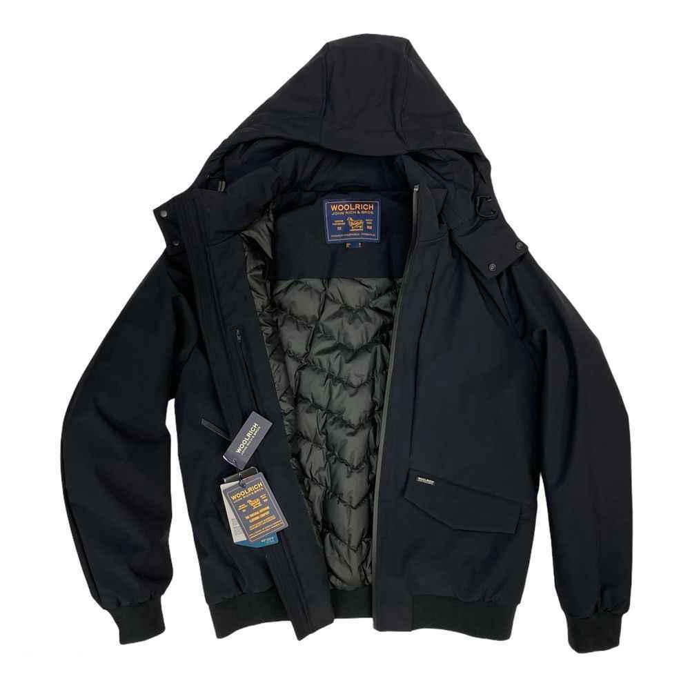 GIUBBINO GIUBBOTTO UOMO WOOLRICH STRETCH BOMBER WOCPS2706 ST02 WF1065 100 NERO