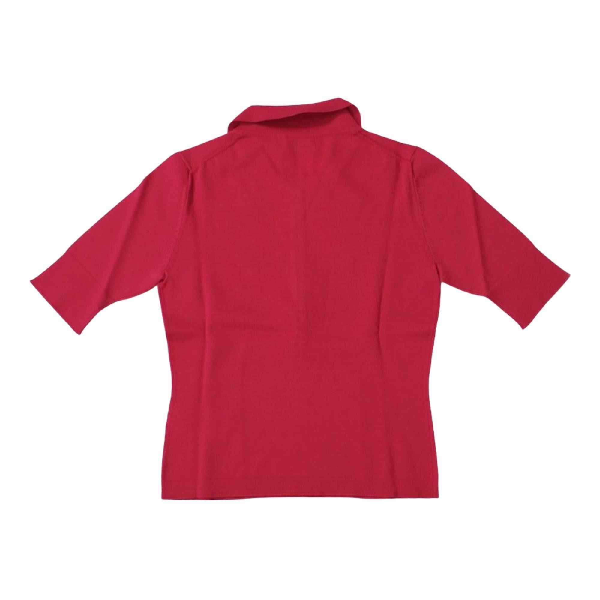 POLO A CARDIGAN DONNA MARELLA ALAN 43613271 05 FUCSIA MANICHE CORTE NUOVO PE