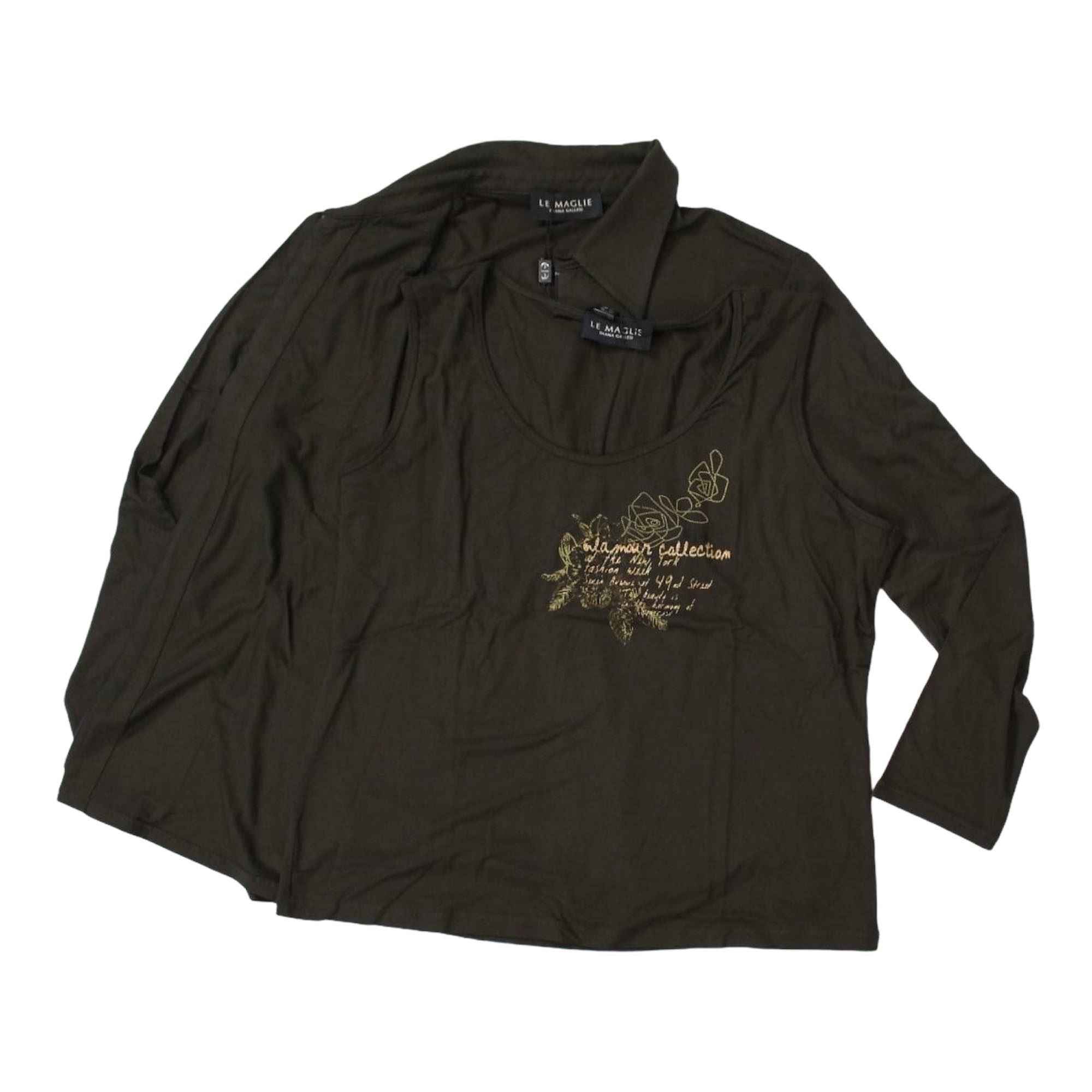 MAGLIA TWINSET CANOTTA DONNA DIANA GALLESI CM FALL GD79R08744 MARRONE NUOVO PE