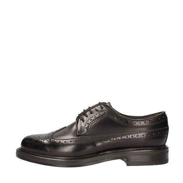 SCARPE DERBY INGLESE CASUAL UOMO SOLDINI 13208 L 091 PELLE NERO ORIGINALE AI
