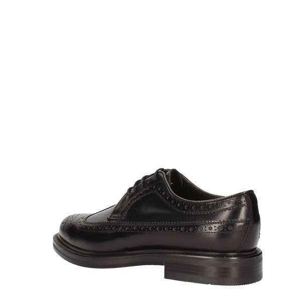 SCARPE DERBY INGLESE CASUAL UOMO SOLDINI 13208 L 091 PELLE NERO ORIGINALE AI