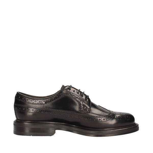 SCARPE DERBY INGLESE CASUAL UOMO SOLDINI 13208 L 091 PELLE NERO ORIGINALE AI
