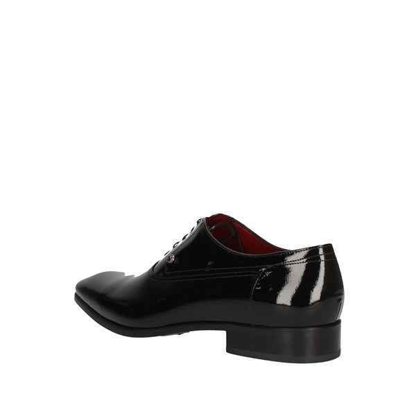 SCARPE DERBY ELEGANTE CASUAL UOMO MARINI CRP18 S917 981 PELLE NERO ORIGINALE PE