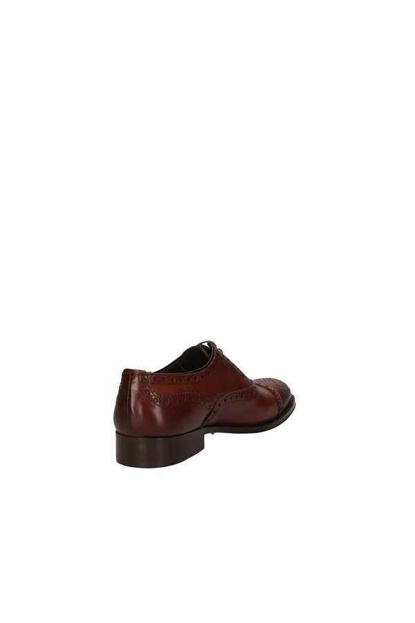 SCARPE DERBY INGLESE CASUAL UOMO HUDSON 873 PELLE MARRONE ORIGINALE PE NEW