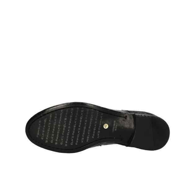 SCARPE DERBY CASUAL UOMO PAWELK S PAWELS 19013 PELLE BLU ORIGINALE PE NEW