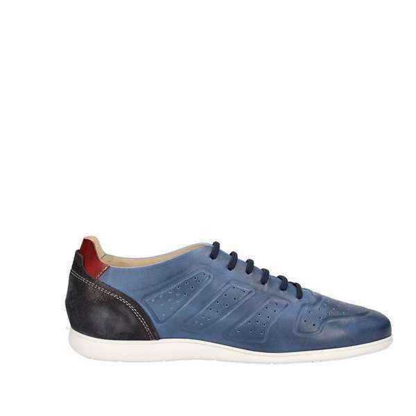 SCARPE SNEAKERS CASUAL UOMO PIKOLINOS M9F 6069 PELLE BLU ORIGINALE PE NEW