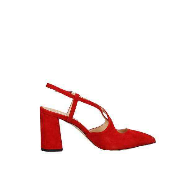 SCARPE DECOLTE SANDALO DONNA MARIANO VENTRE KATE90 PELLE ROSSO ORIGINALE PE NEW