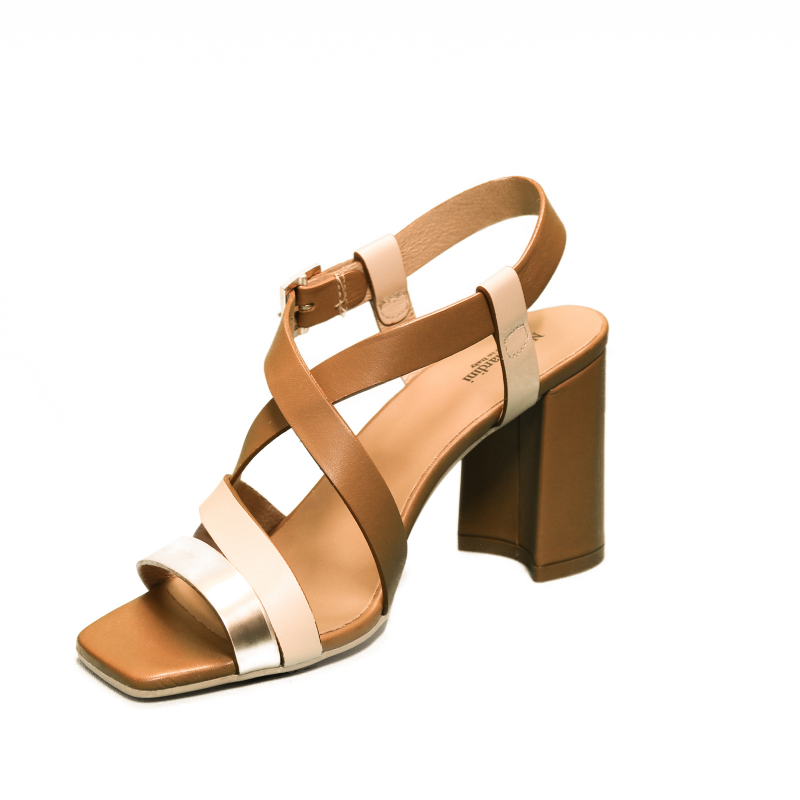 SCARPE SANDALO TACCO DONNA NERO GIARDINI E012563D PELLE 415 ORIGINALE PE 2021