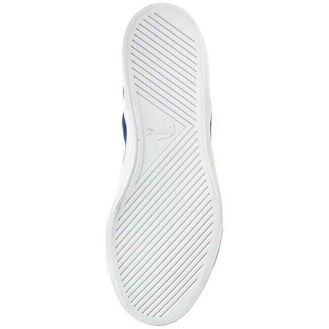 SCARPE SNEAKERS UOMO LACOSTE FAIRLEAD 7 31SPM0015125 PELLE BLU ORIGINALE PE