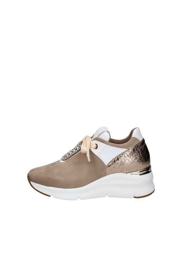 SCARPE SNEAKERS ZEPPA DONNA COMART 2G3881 ECO PELLE BEIGE ORIGINALE PE 2021