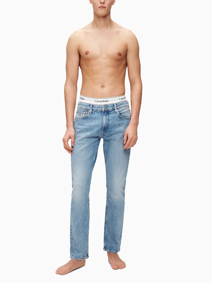 PANTALONE JEANS UOMO CALVIN KLEIN JEANS J3EJ301028 406 COTONE ORIGINALE PE 2021