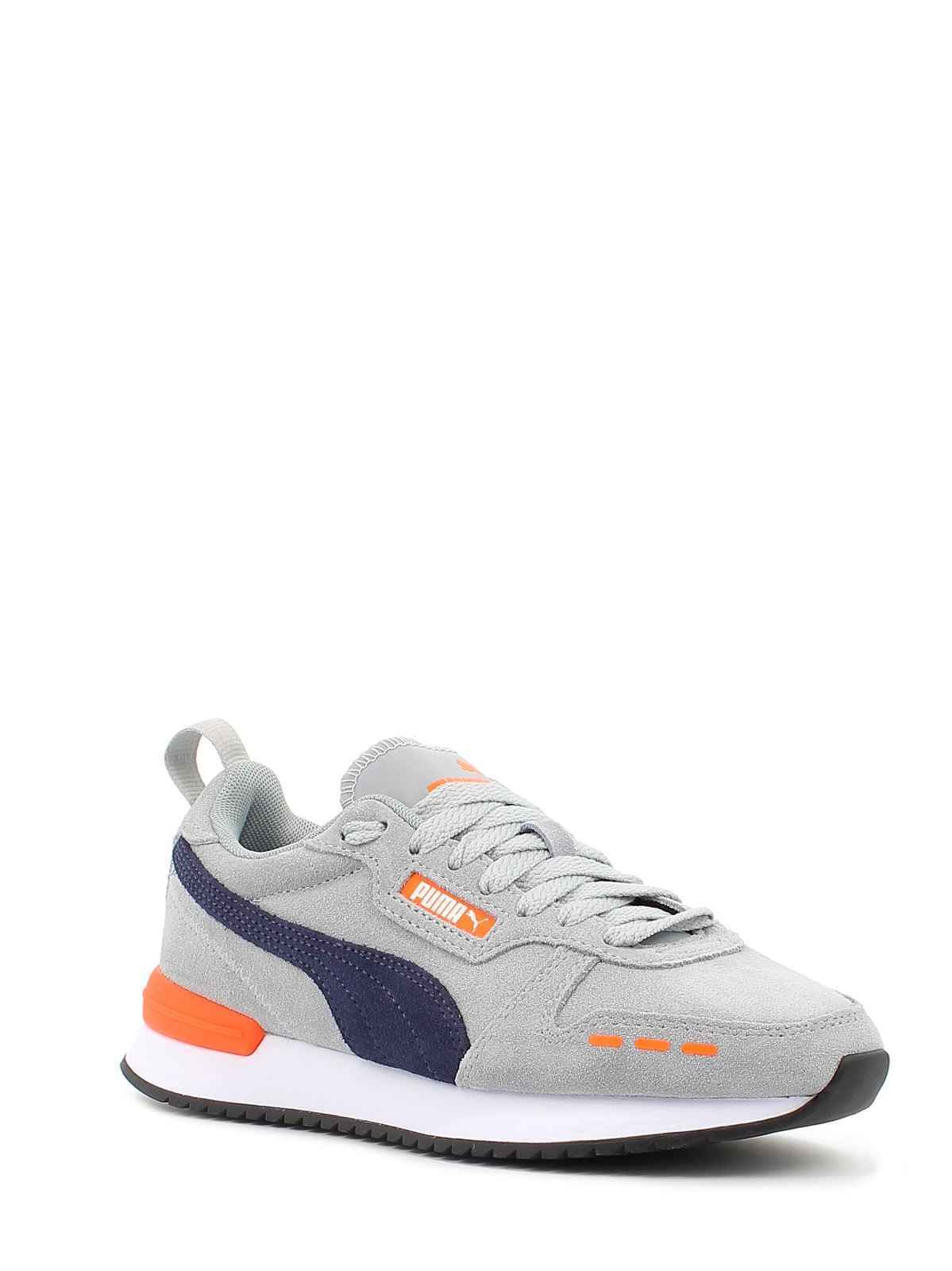 SCARPE SNEAKERS RAGAZZO PUMA R78 SD JR 368589 PELLE 03 ORIGINALE AI