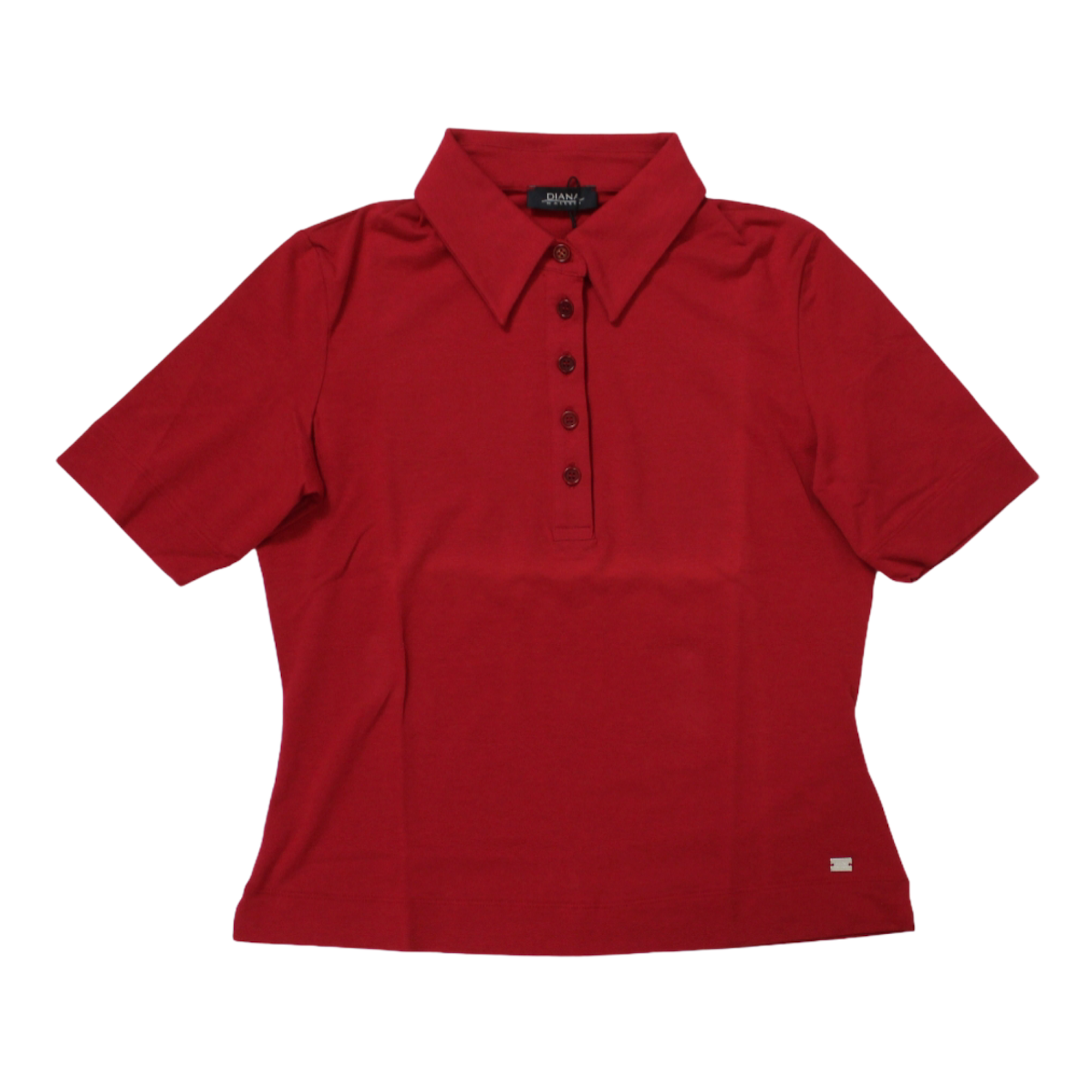 MAGLIA POLO CASUAL DONNA DIANA GALLESI C4 SERVIZIO PRIMAVERA G254R08422 ROSSO PE
