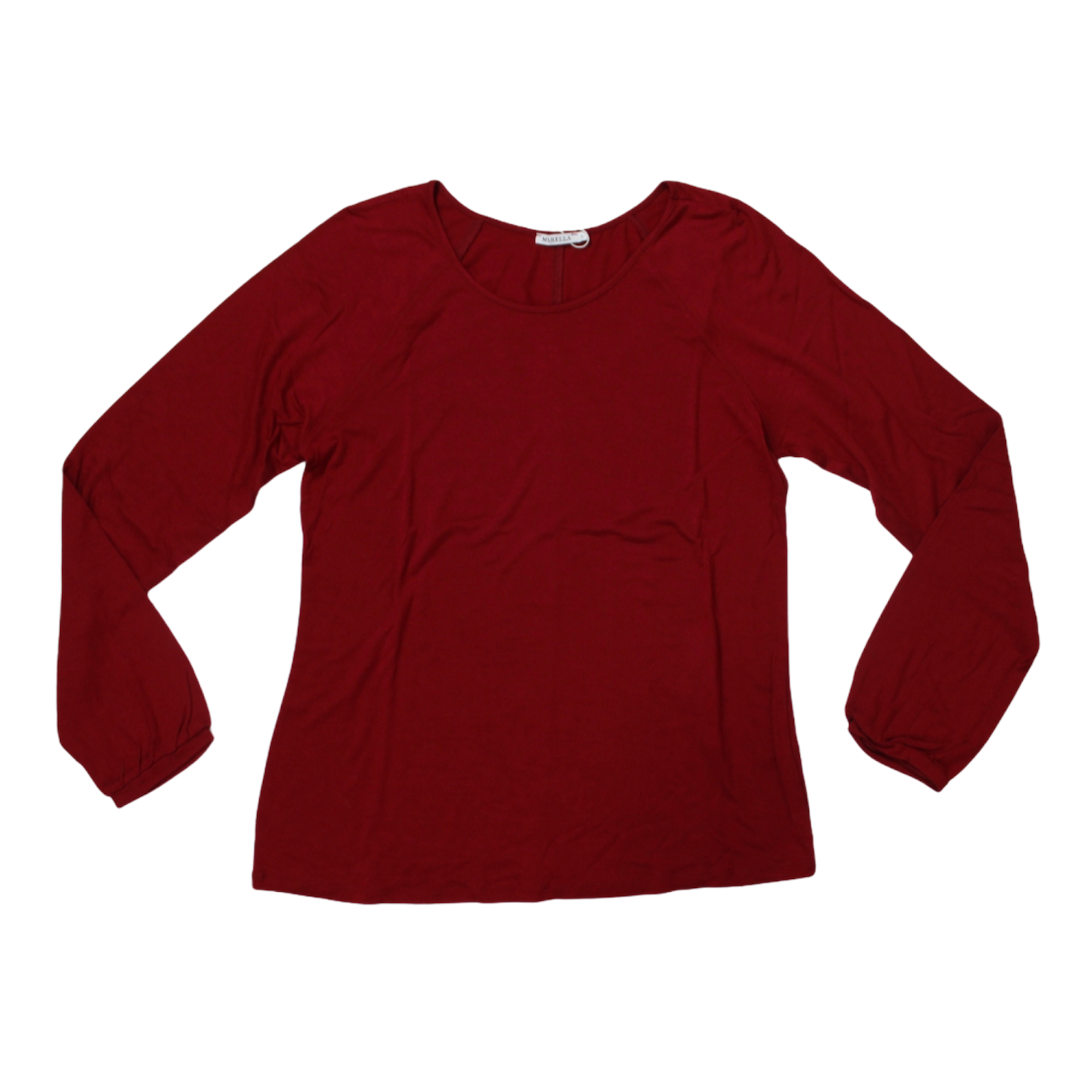 MAGLIA BLUSA CASUAL DONNA MARELLA MERLOTM 49762016 004 ROSSO ORIGINALE PE