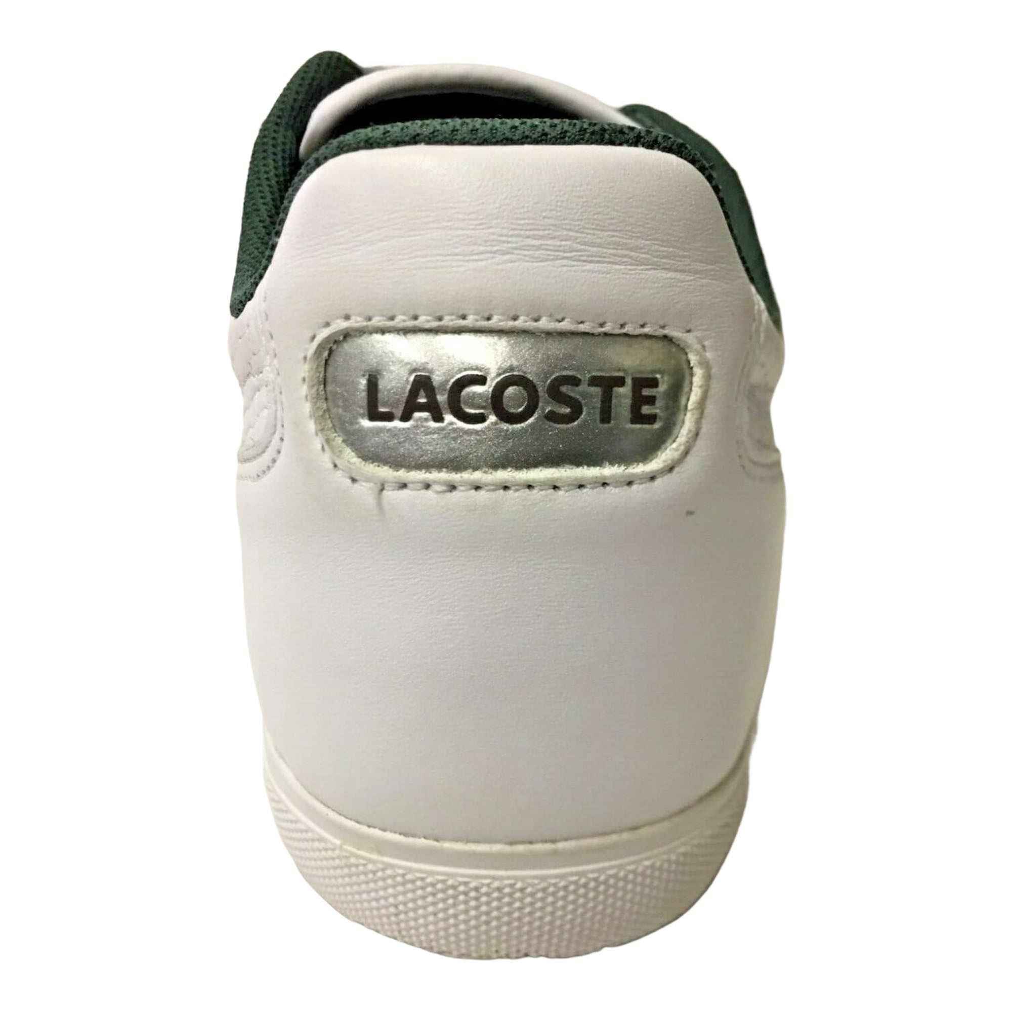 SCARPE SNEAKERS UOMO LACOSTE EUROPA 720SPM83711R5 PELLE BIANCO ORIGINALE AI
