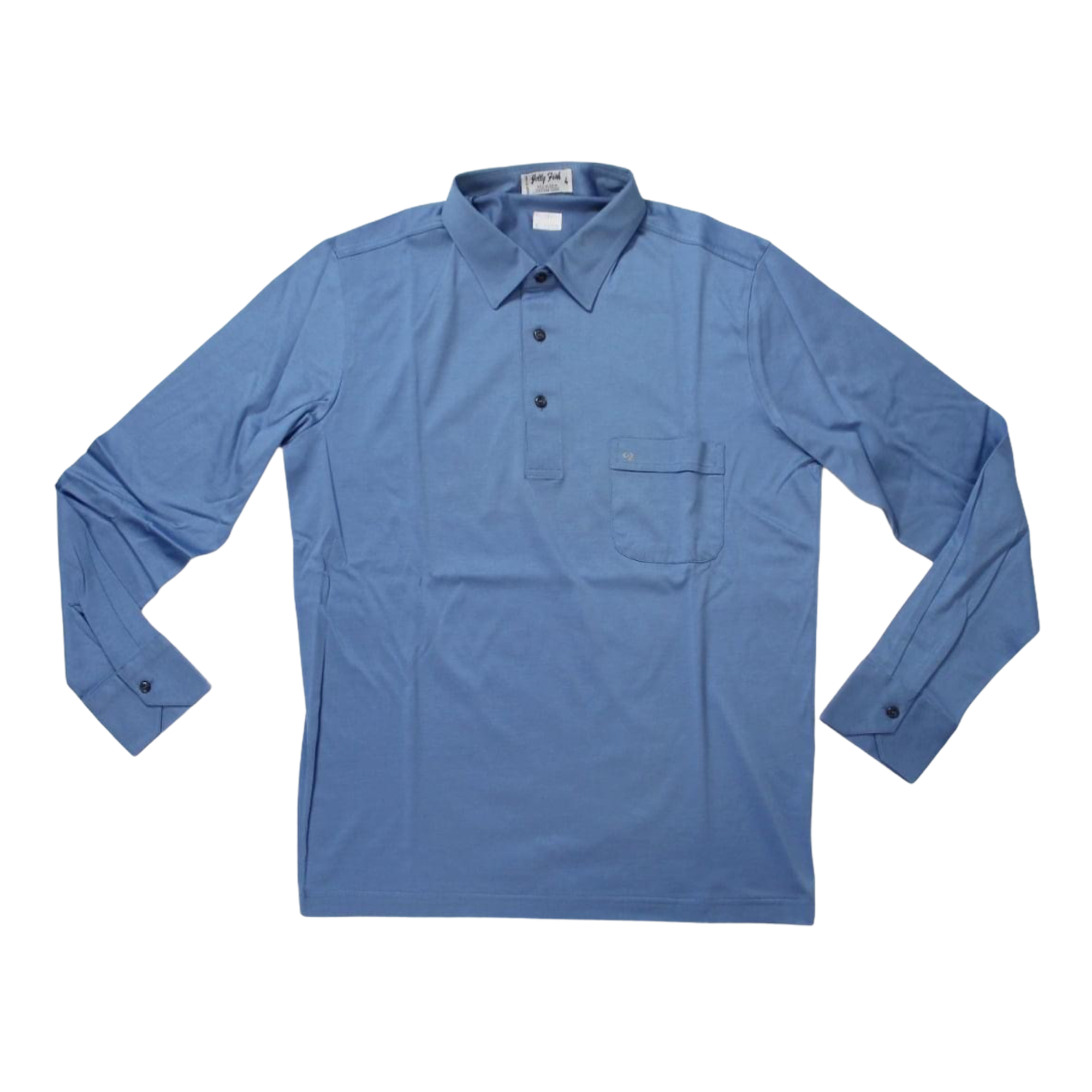 MAGLIA POLO CASUAL UOMO FELLY FISK YCIZZF DPT CELESTE COTONE FILO SCOZZESE PE